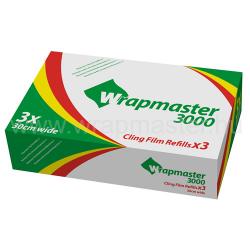 Wrapmaster 3000 PVC fólia 30cm x 300m (3 tekercs/karton)(31C45)